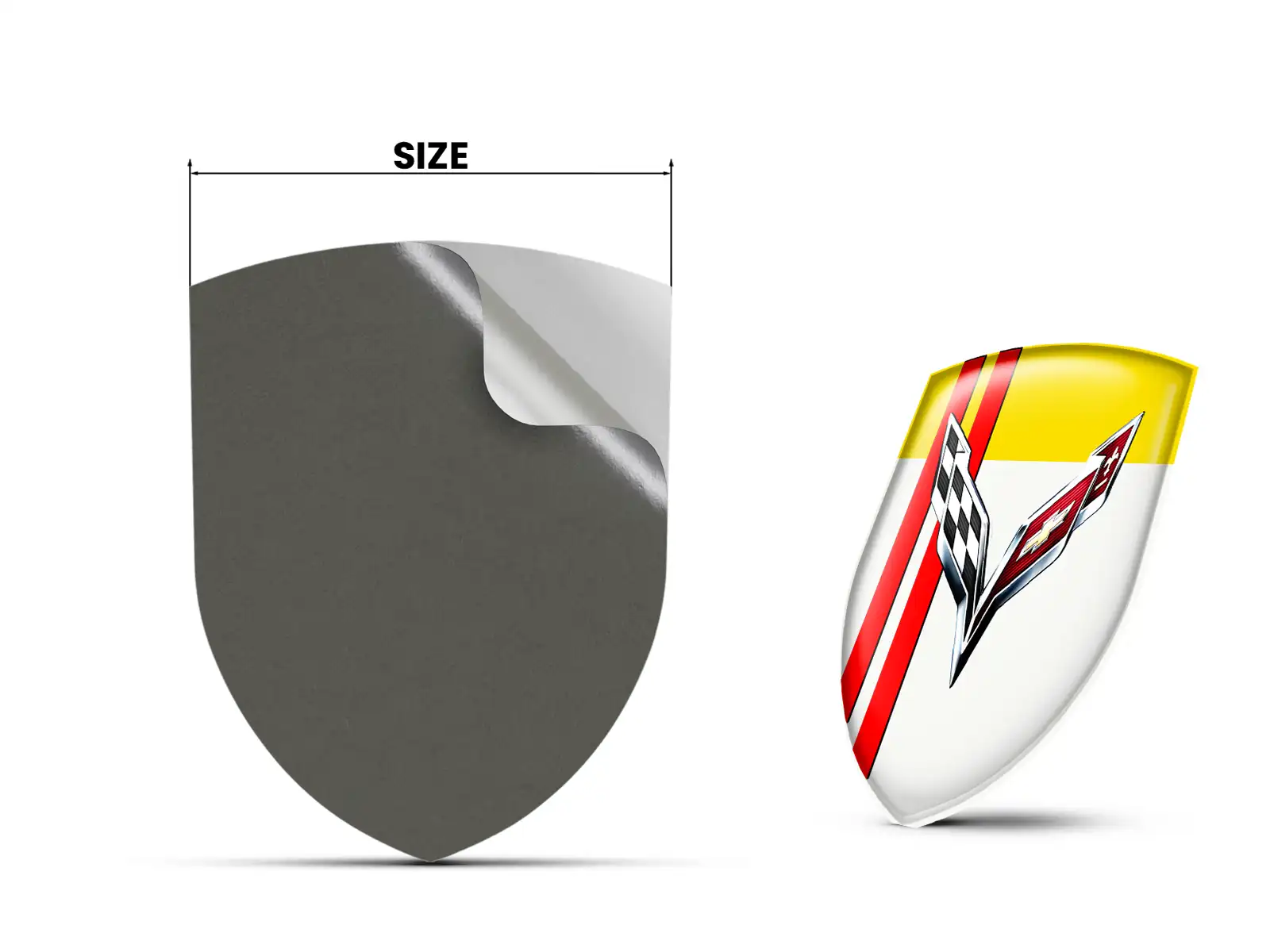 Corvette Adesivi Finestrini Auto Universali Alta Qualità Robusti